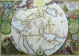 Middle East, Paradise, Holy land... Romeyn de Hooghe, 1705, Orbis per Creationem - £335.71 GBP