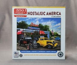 Nostalgic America 550 Piece Jigsaw Puzzle &quot;American Diner&quot; by Greg Giord... - $16.82