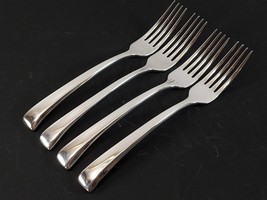 Sambonet IMAGINE 4 Dinner Forks 8 1/4&quot; Silverplate on 18/10 Stainless - $98.99