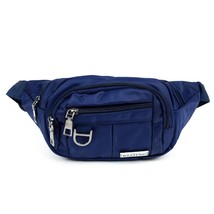 Tactical Nylon Fanny Pack Belt Bag Sling Bag Navy - £19.46 GBP