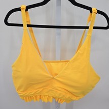 Shein Yellow Swimwear Swimsuit Bikini Padded Top Size 1XL - $15.00