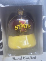 Vintage Iowa State Christmas Ornament Baseball Hat Ball Cap NEW Collectible - £17.63 GBP