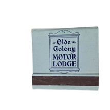 Vintage Matchbook Olde Colony Motor Lodge Alexandria Virginia Full Unstruck - $13.86