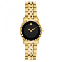 Movado 0607005 Women&#39;s Analog Display Swiss Quartz Gold Watch - £301.21 GBP
