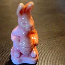 Old vintage Wade whimsies pink Easter Bunny - £13.93 GBP