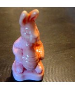 Old vintage Wade whimsies pink Easter Bunny - £14.01 GBP