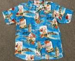 Vintage Avanti Hawaiian Silk Hawaii Aloha Shirt LG Hula Girls Beach Trop... - £63.52 GBP