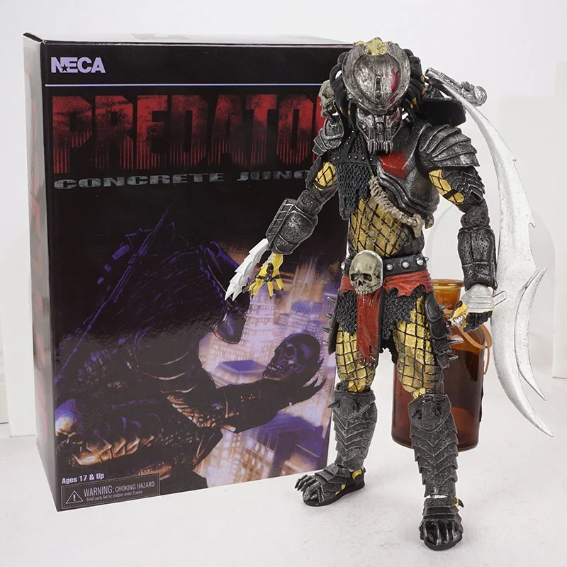 NECA Predator Concrete Jungle Action Figure SCARFACE Clan Leader Warrior... - $32.30+