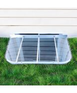 Medium Sloped Clear Polycarbonate Window Well Cover 42" W x 26" L - Heav... - $378.99+