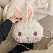Kawaii Bunny Crossbody Bag  Plush  Girls Wallets Cute ita Handbag for kids Teena - £104.13 GBP