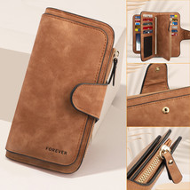 Women Lady Soft Leather Wallet Long Clutch Card Phone Holder Purse Pouch Handbag - £16.66 GBP