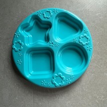 Leapfrog Shapes and Sharing Picnic Basket Blue Plate Replacement Piece - $8.99