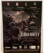 Call Of Duty WWII Video Game 2003 Vintage Magazine Print Ad - £3.86 GBP