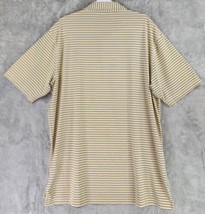 Peter Millar Summer Comfort Shirt Mens Extra Large Yellow Striped Casual... - £18.65 GBP