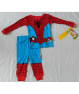 Baby Boys Spiderman Pajamas Size 12 Months Sleepwear Set NEW Lounge Play... - £14.29 GBP