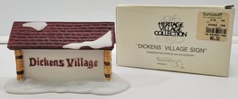 *X) Department 56 Heritage Village Collection &quot;Dickens&#39; Village Sign&quot; Ch... - €8,50 EUR
