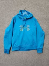 Under Armour Hoodie Womens Large Teal UA Storm Hooded Fleece Lined Semi ... - £19.45 GBP