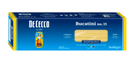 De Cecco dry pasta Bucatini 1 Lb (PACKS OF 12) - $44.54