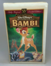 Disney’s Bambi Masterpiece Collection VHS 1997 55th Anniversary Limited ... - £11.98 GBP