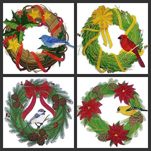 BeyondVision Custom Christmas Wreaths with Bird Color of Nature [Cardinal Wreath Item image 4
