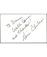 LOIS CHILES SIGNED 3X5 INDEX CARD MOONRAKER HOLLY GOODHEAD THE WAY WE WE... - £26.96 GBP