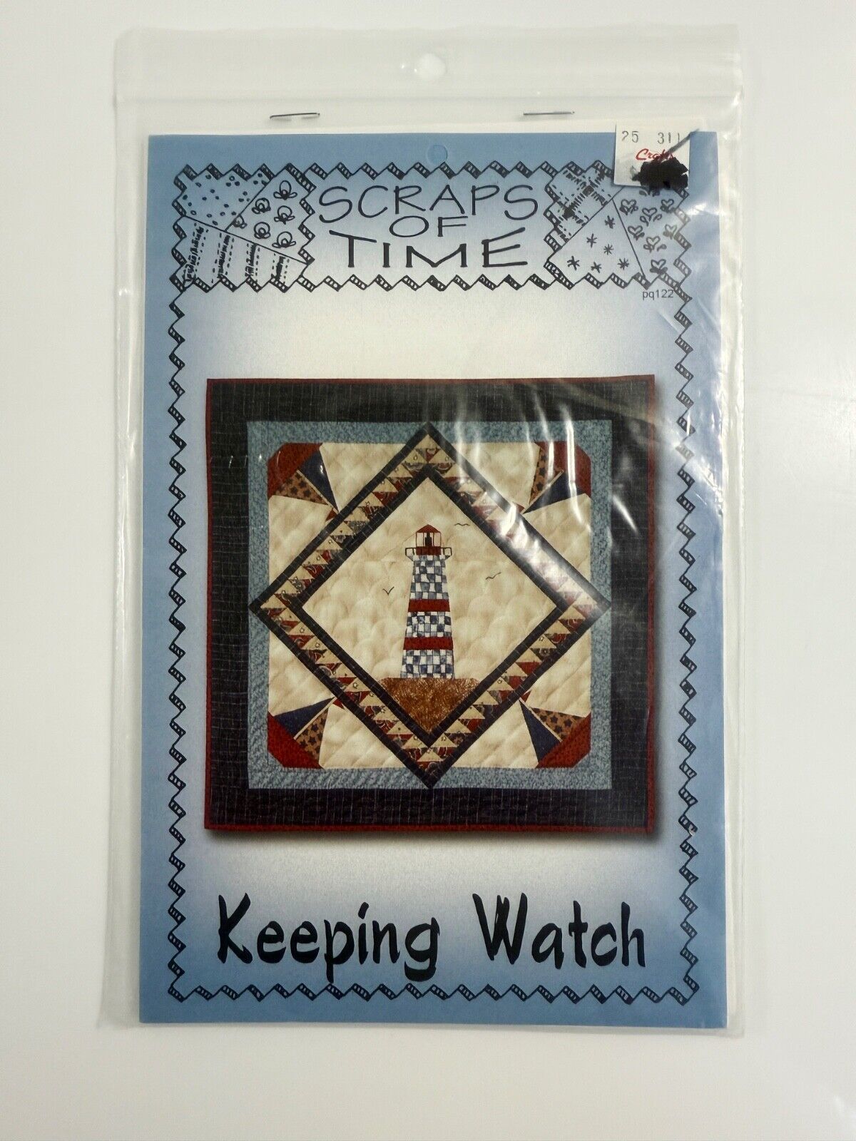 Heartbeat Quilt Kit Pattern Only Scraps of Time Keeping Watch Lighthouse... - $10.88