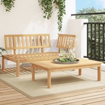  Pallet Sofa Set Natural Wood Solid Acacia Wood 52.4x36.2x27.2 in - $289.49