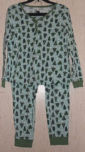 Excellent Womens Lc Lauren Conrad Knit Long John Base Layer Pajama Set Size L - £25.59 GBP