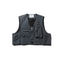 Three-dimensional Zipper Workwear With Pocket Vest Top - £38.34 GBP+