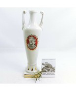F lli Marchi Brescia Wine Bottle Vase Hand Painted Italy - £27.38 GBP