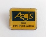 Vintage Aegis From New World Systems Lapel Hat Pin - $8.25