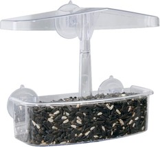 Droll Yankees Observer Window Bird Feeder With Suction Cups, 2 Cup Capac... - £16.98 GBP