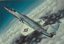 Framed 4&quot; X 6&quot; Print of a Lockheed F-104 &quot;Starfighter.&quot;  Hang or display. - £8.52 GBP