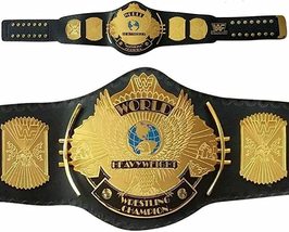 Replica Classic Gold Winged Eagle Heavyweight Championship Wrestling Bel... - £40.84 GBP