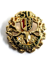 VTG Germany Hunters Association JV Mannheim 50 Years Member Pin Badge De... - $26.00