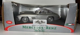 VINTAGE Burago Mercedes Benz 300 SL Silver 1954  1:24 Scale - £19.70 GBP