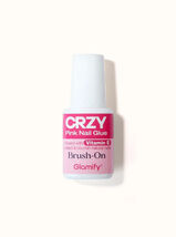 ABNY GLAMIFY CRZY PINK NAIL GLUE WATER RESISTANT BRUSH ON #NGCH02 7g - $3.49