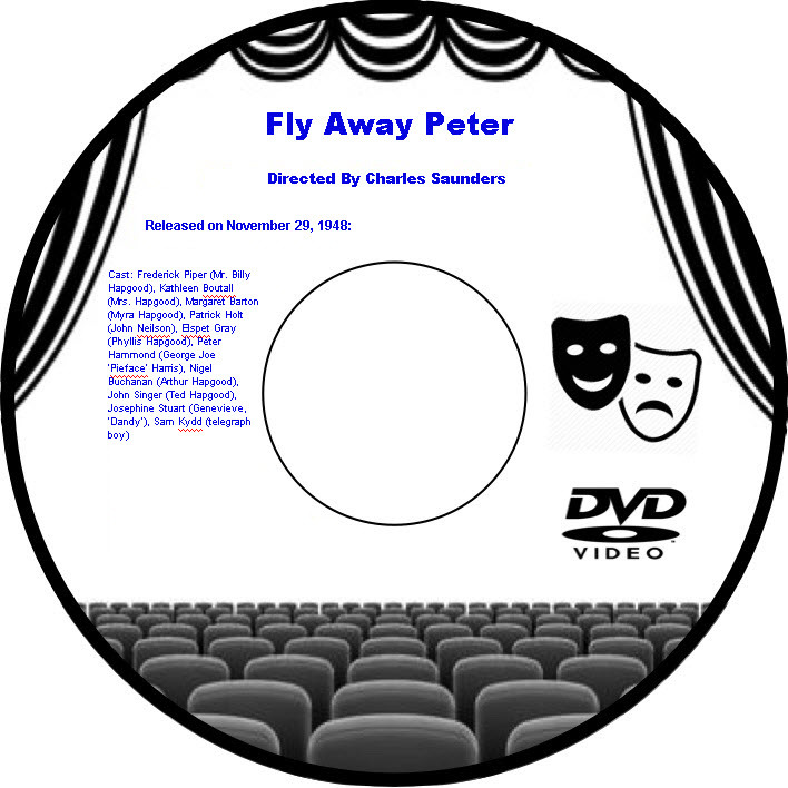 Fly Away Peter 1948 DVD Movie Fiction Frederick Piper Kathleen Boutall Margaret
