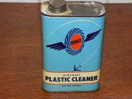 Vintage Permatex Aircraft Plastic Cleaner 1 US Pint Empty Can - $44.55