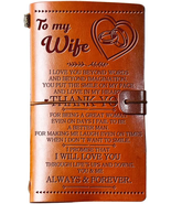 Mothers Day Gift for Mom,Romantic I Love You Mom Leather Journal Gift Wo... - £6.22 GBP