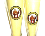 2 Franziskaner Spaten Munich Weizen Multiples German Beer Glasses - $14.95