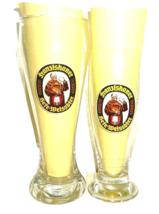 2 Franziskaner Spaten Munich Weizen Multiples German Beer Glasses - £10.16 GBP