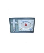 Russ Baby Baptism Gift Set - Blue Holds 4&quot; x 6&quot; Photo - $21.25 CAD
