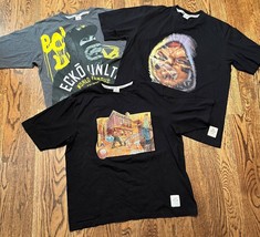Ecko Unltd T Shirts Lot Of 3 XL Baggy Hip Hop Vintage Grunge - £87.95 GBP