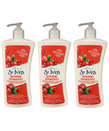 3x St Ives Repairing Body Lotion Intensive Healing Cranberry Grape Seed ... - $55.49