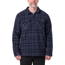 Voyager Men&#39;s Full Zip Shirt Jacket Fleece Exterior Full Zip Shirt Jacket - $21.24