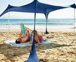 SUN NINJA Beach Tent Sun Shelter UPF50+ - Easy Pop Up Beach Canopy - Tur... - $170.53 CAD