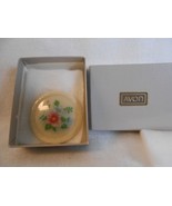 Vintage Avon Porcelain Flower Pin Brooch Spring Bouquet Pink Green Signed - $146.87 MXN