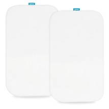 100% Cotton Bassinet Sheets Fit For Rectangle, Oval Bassinet Mattress An... - $37.99