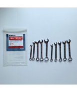 Craftsman Midget Ignition Wrench Set 10 pc Inch Metric  3/16 - 7/16 5 - 9 mm - $19.99